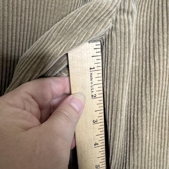 Polo Ralph Lauren Pants Mens 36*32 Brown Corduroy Pleated Chino Classic Preppy - Picture 6 of 11